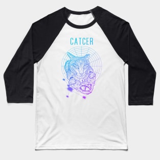 A zodiac cattery: cancer - catcer Baseball T-Shirt